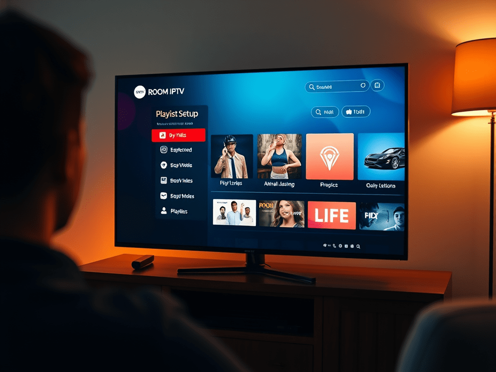 Configuration de l'application room iptv 1 Tuto IPTV Abonnement IPTV
